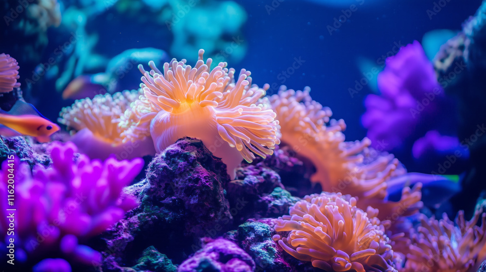 Fototapeta premium Vibrant Coral Reef Ecosystem