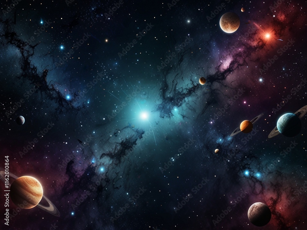 Fototapeta premium planet in space