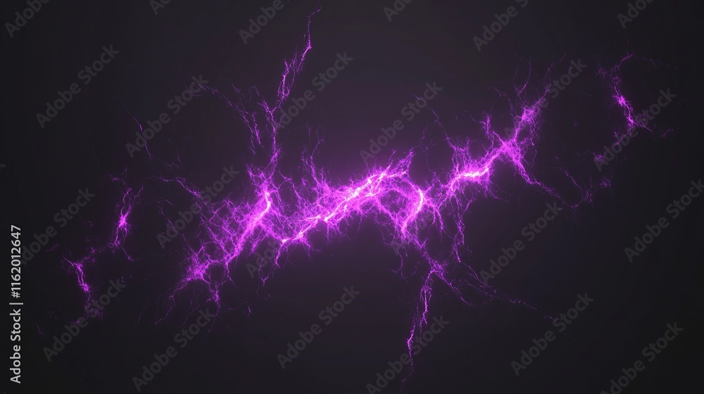 Abstract Purple Energy Plasma Burst Digital Art Abstract Purple Energy Plasma Burst Digital Art