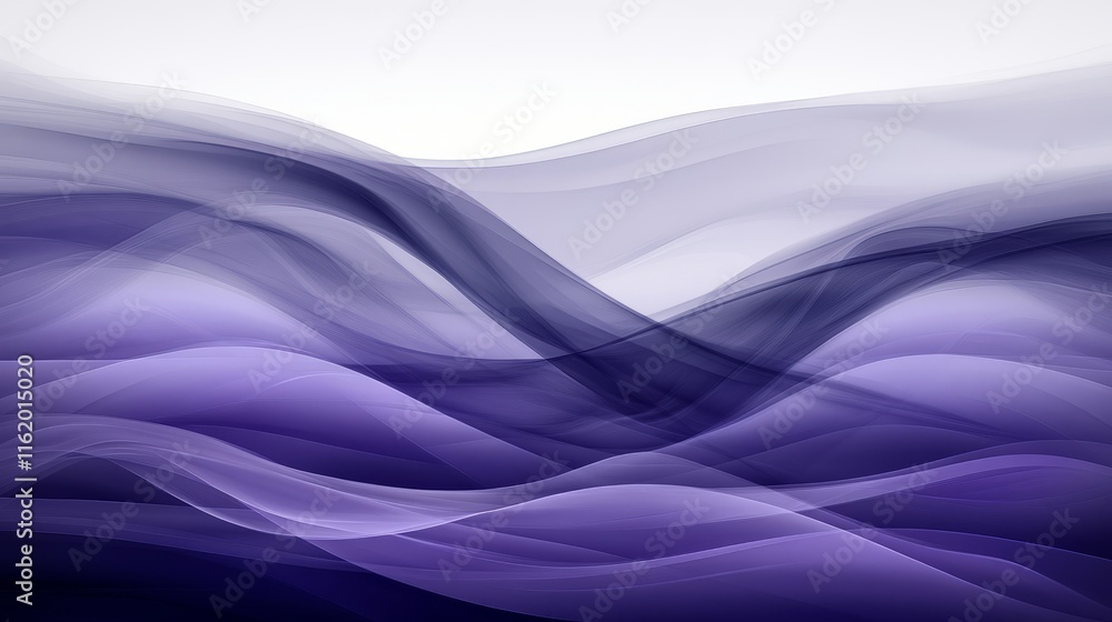 Obraz premium Abstract Purple Wave Flowing Design Background (1)