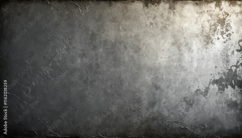 Distressed silver grunge with shadowy textures Distressed silver grunge with shadowy textures