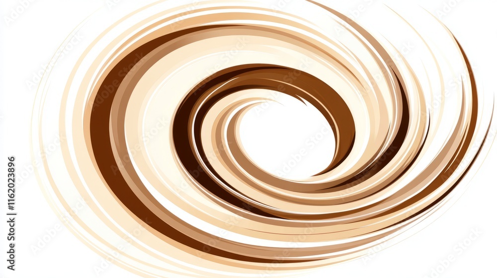 Abstract Swirling Coffee Cream Design Pattern Abstract Swirling Coffee Cream Design Pattern