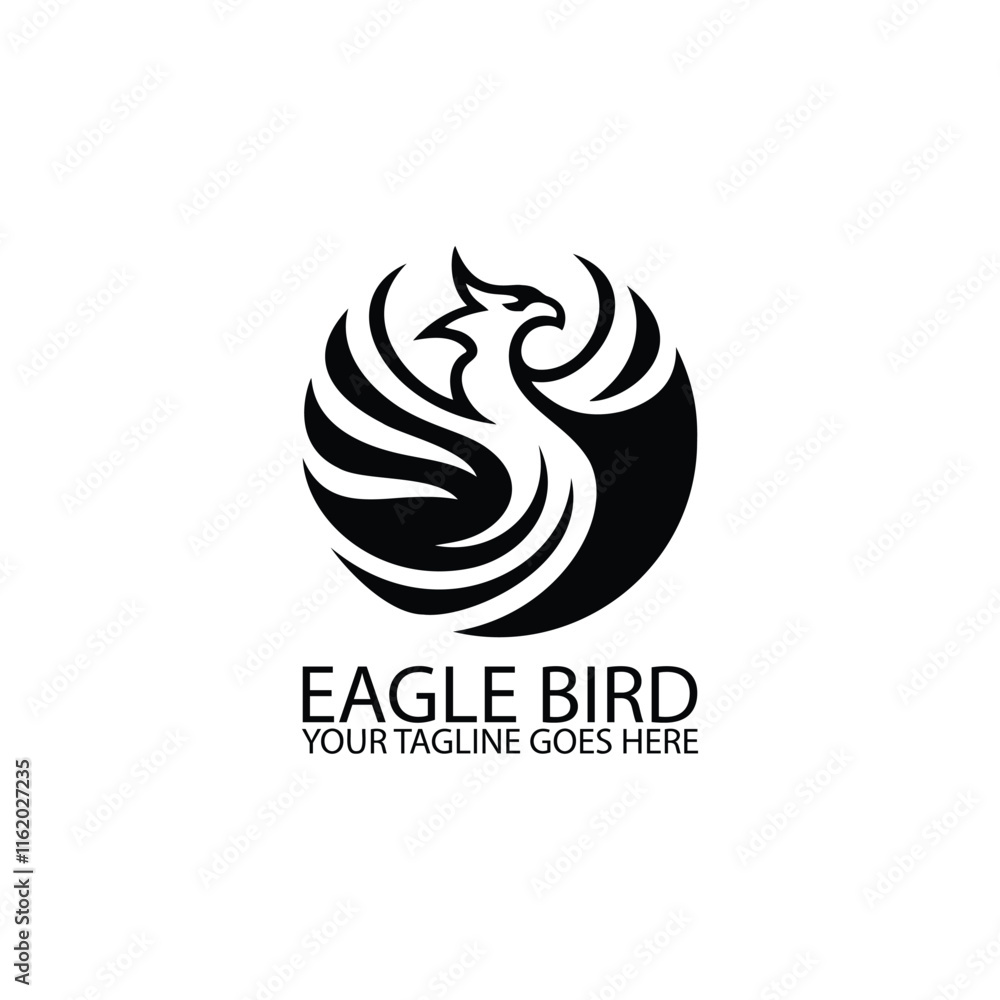Naklejka premium Eagle Bird Logo