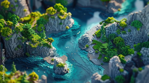 Modern isometric banner theme, high-resolution imagery, ideal for corporate settings