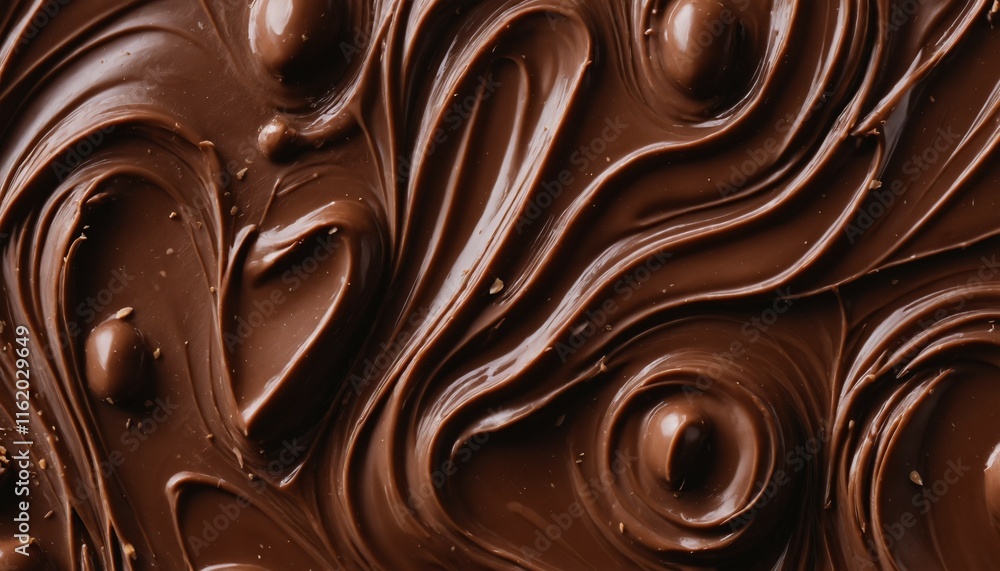 Macro shot of chocolate spread texture Macro shot of chocolate spread texture