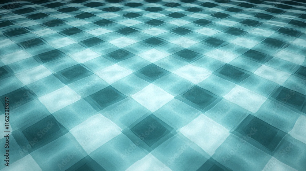 Abstract Teal Checkered Pattern Background Texture Abstract Teal Checkered Pattern Background Texture