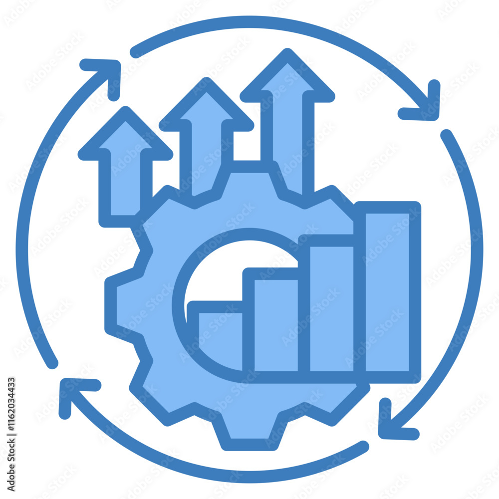 Continuous Improvement Icon Element For Design Continuous Improvement Icon Element For Design