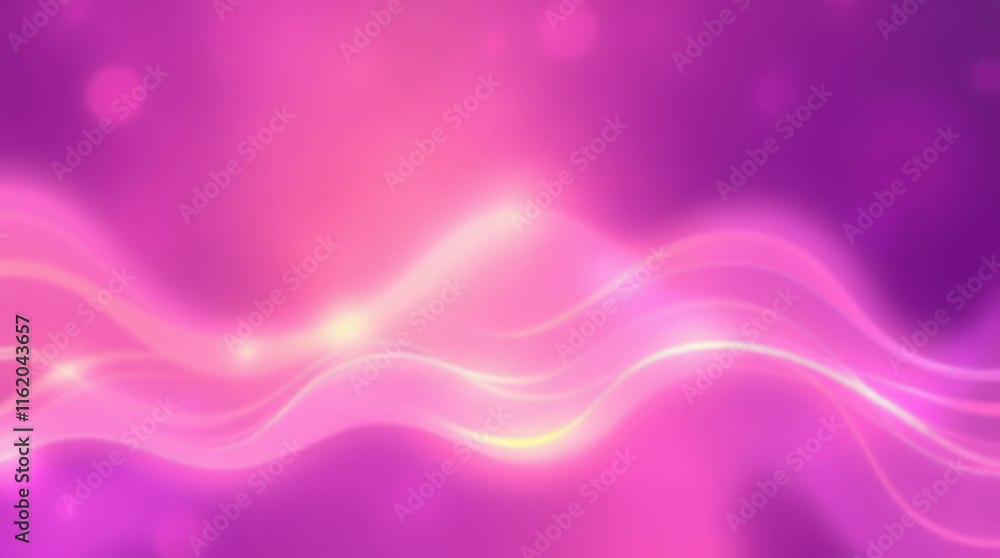 Abstract pink and purple wavy background with glowing lines Abstract pink and purple wavy background with glowing lines