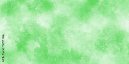 Watercolor abstract wet hand drawn green grunge texture, Abstract grunge blue or mint green texture with blurry fogg or clouds, grainy abstract Light green pastel concrete texture.