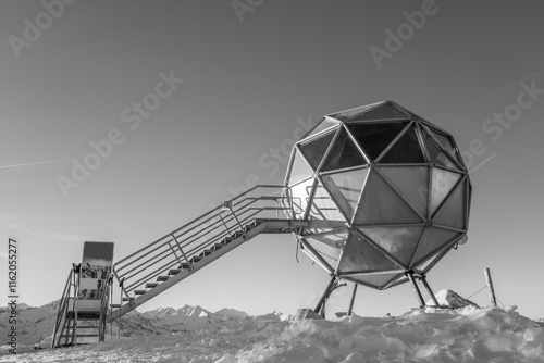 Old mountain station at Kreuzkogel in Sportgastein Austria photo