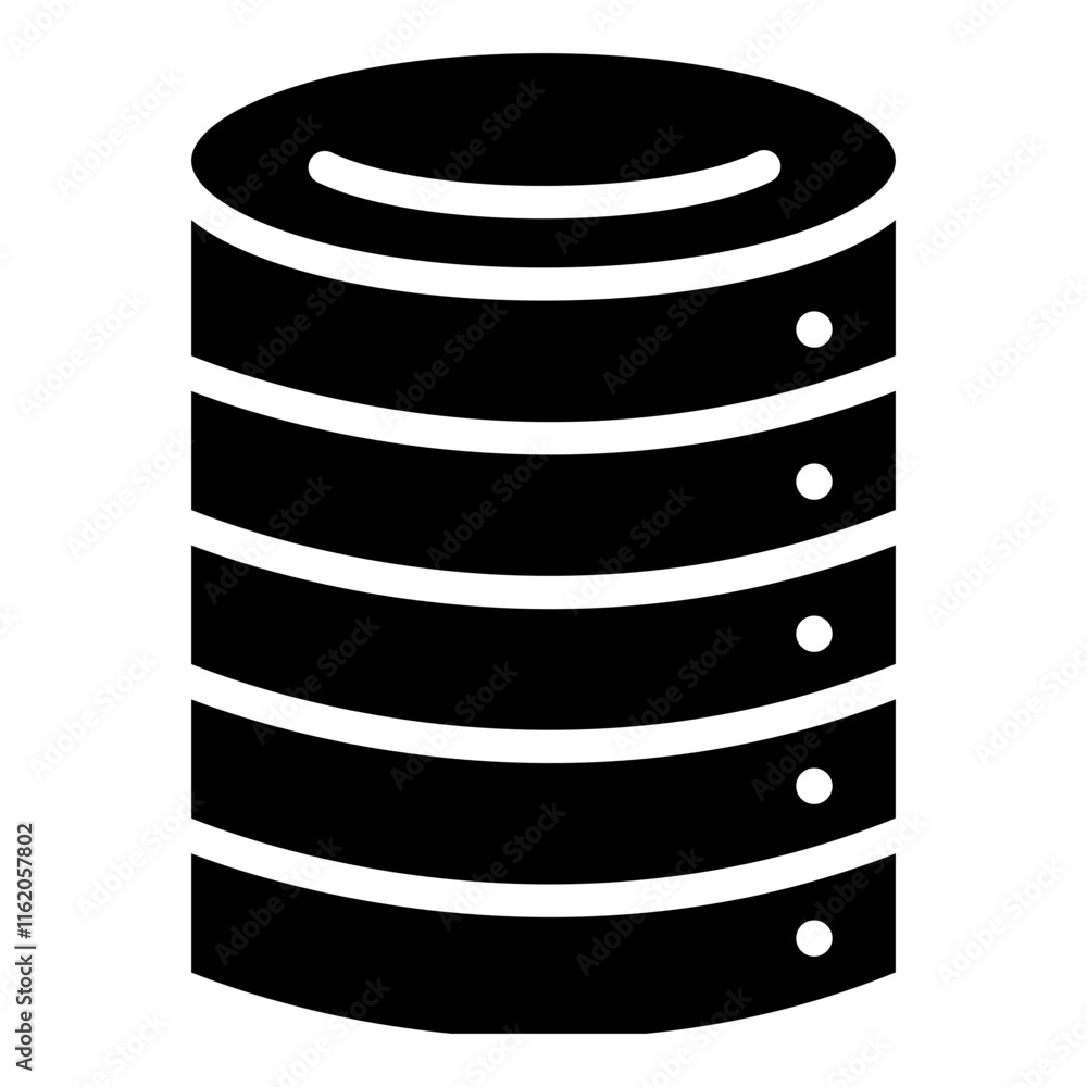 Data Glyph Icon Data Glyph Icon