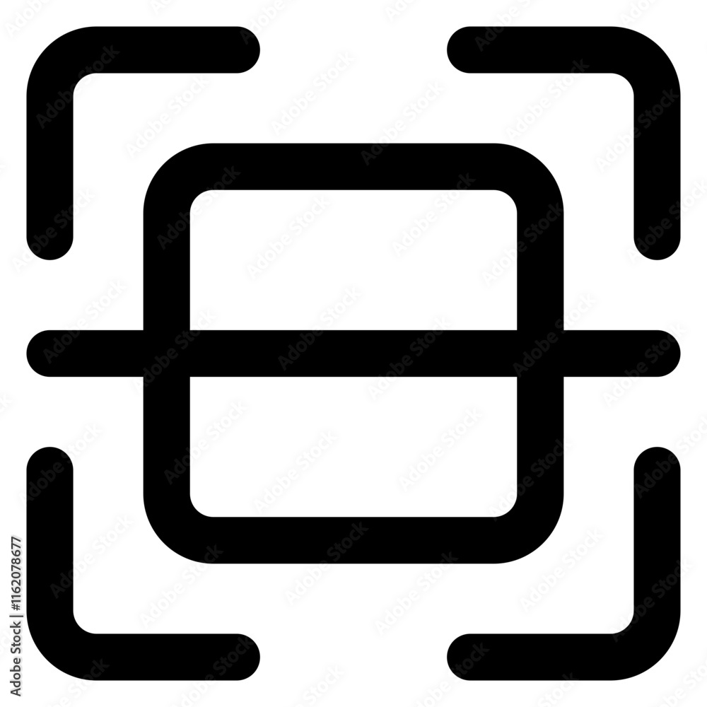 Fototapeta premium scan icon