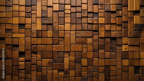 Wooden parquet wall texture background. Close-up of wood texture. Abstract wood pattern background. AI-Generated