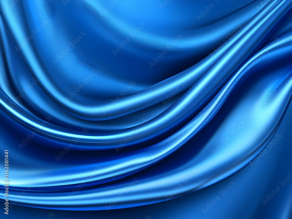 Abstract Blue Silk Drape Background Abstract Blue Silk Drape Background