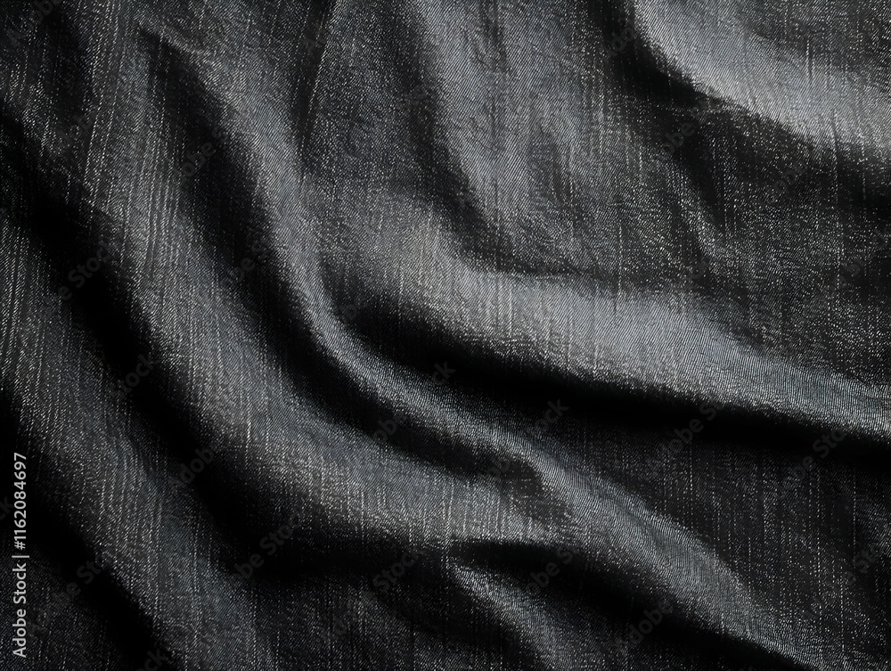 Fototapeta premium Dark Fabric Texture Background Image