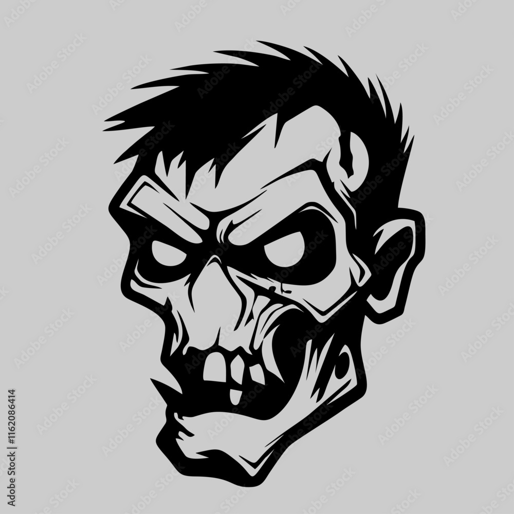 design logo vector art character zombie design logo vector art character zombie