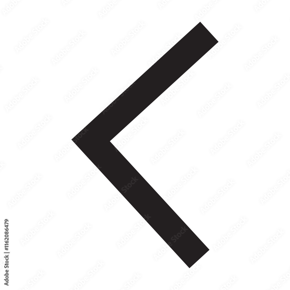 Arrow pointing to the left, symbolizing backward direction. Arrow pointing to the left, symbolizing backward direction.