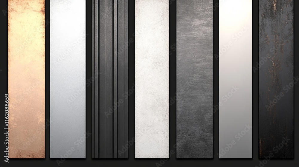 Eight Textured Vertical Panels Design Resource Eight Textured Vertical Panels Design Resource