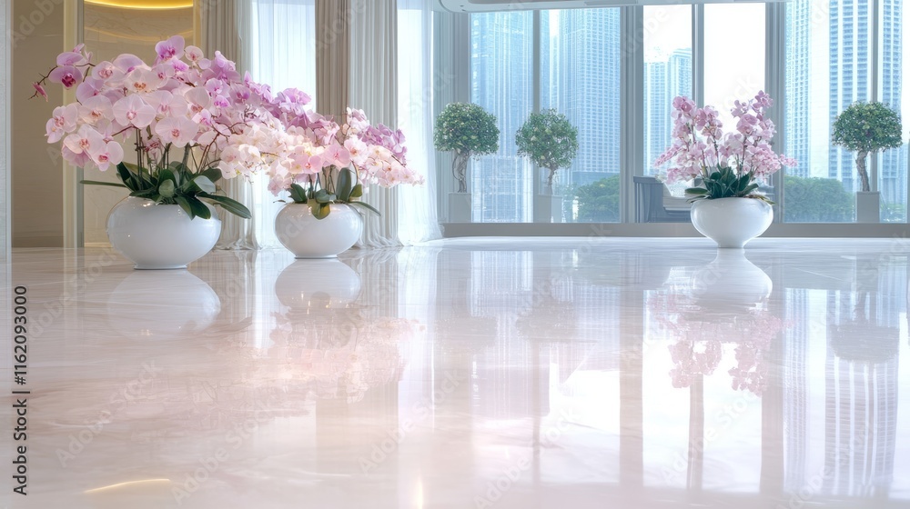 Elegant Orchids in Modern Luxury Interior Design Elegant Orchids in Modern Luxury Interior Design