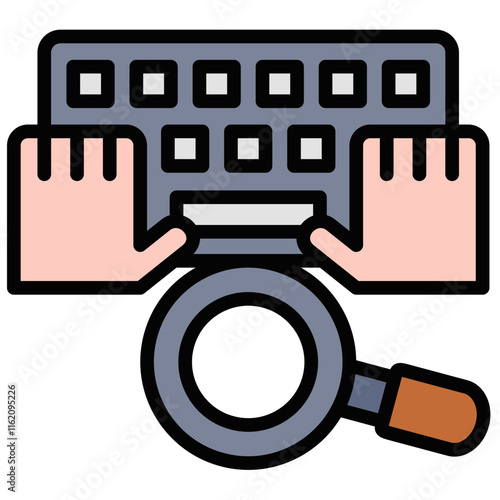 Keylogging Icon