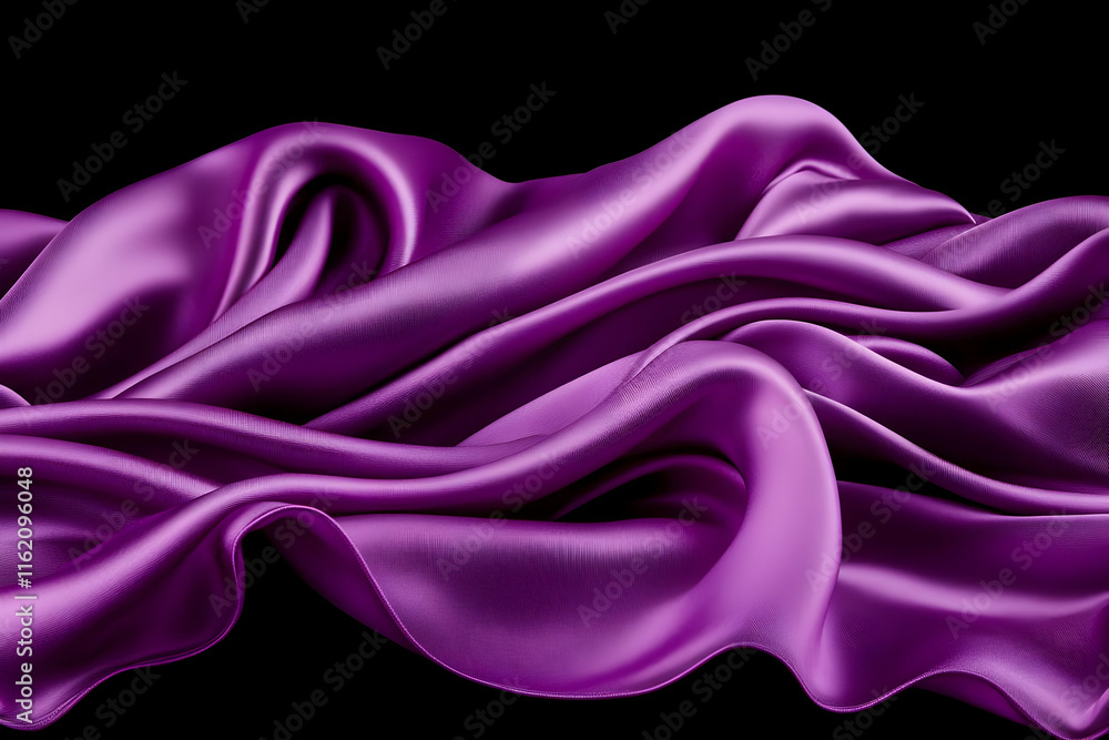 Fototapeta premium Purple Silk Drape Abstract Background