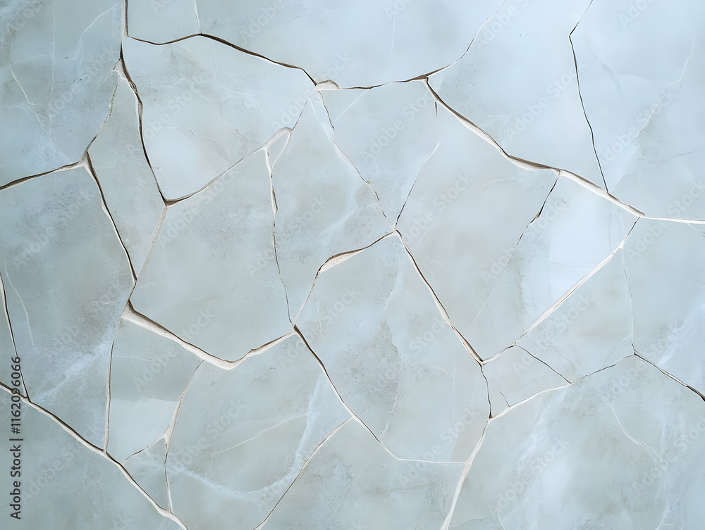 Fototapeta premium Cracked Ice Abstract Background Image