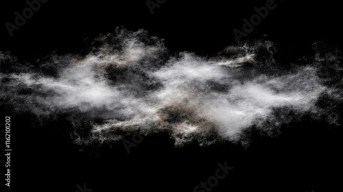 Ethereal Dust Cloud, Abstract Nebula Texture