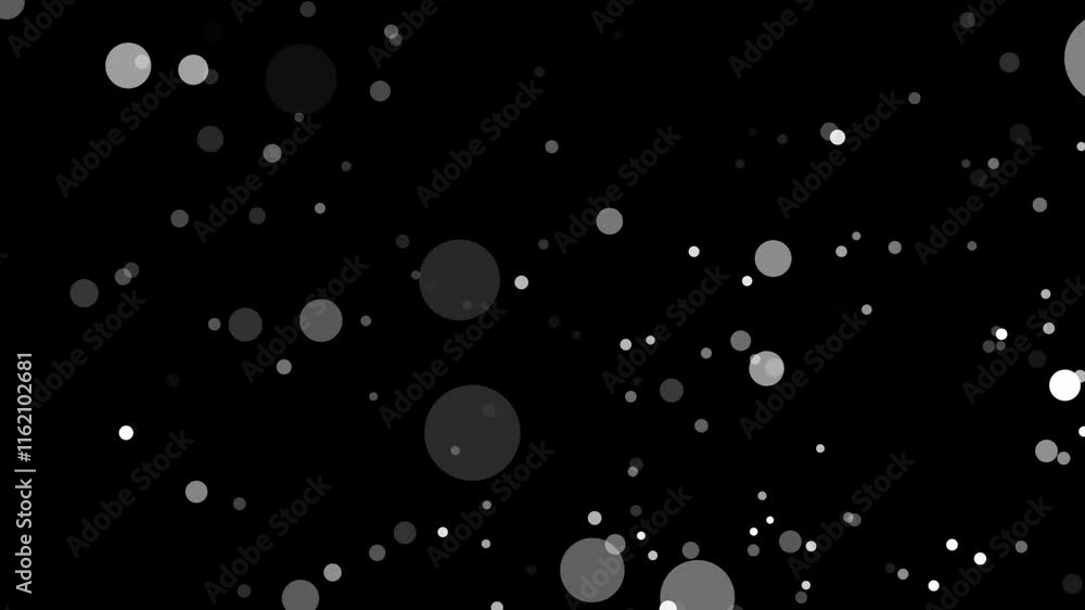 Abstract motion background shining white particles on black background Abstract motion background shining white particles on black background