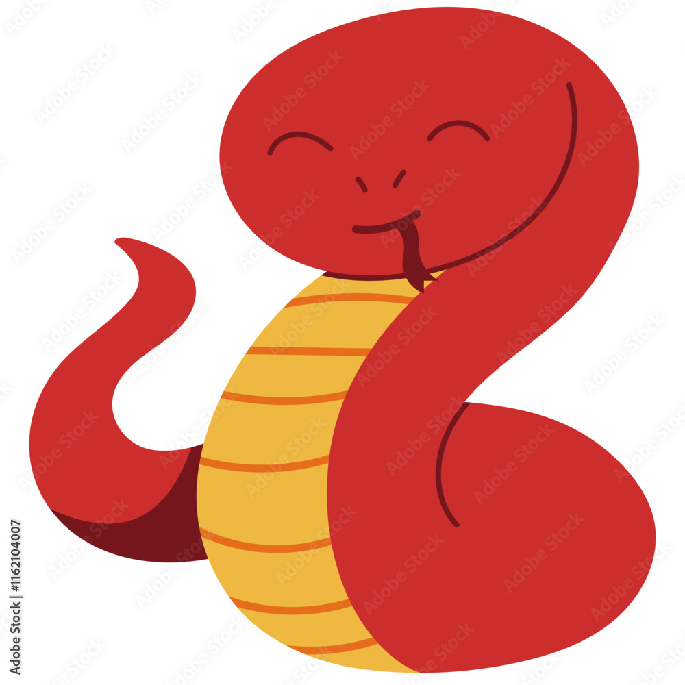 Fototapeta premium Snake Cartoon