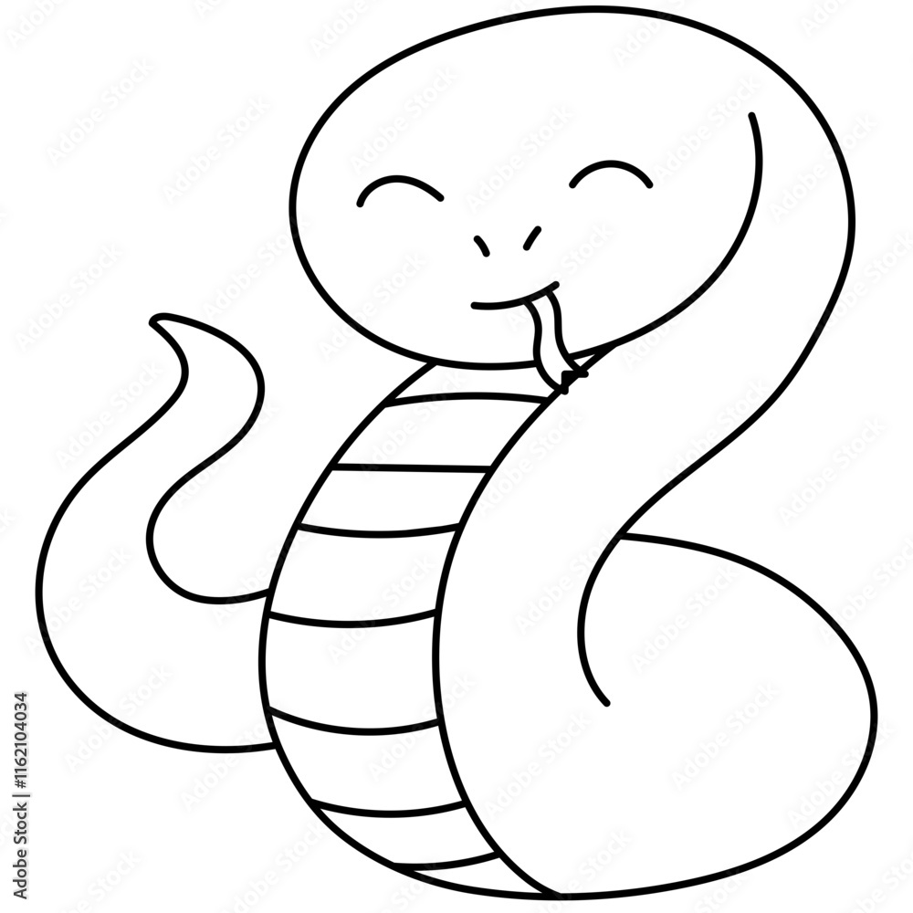 Fototapeta premium Snake Cartoon