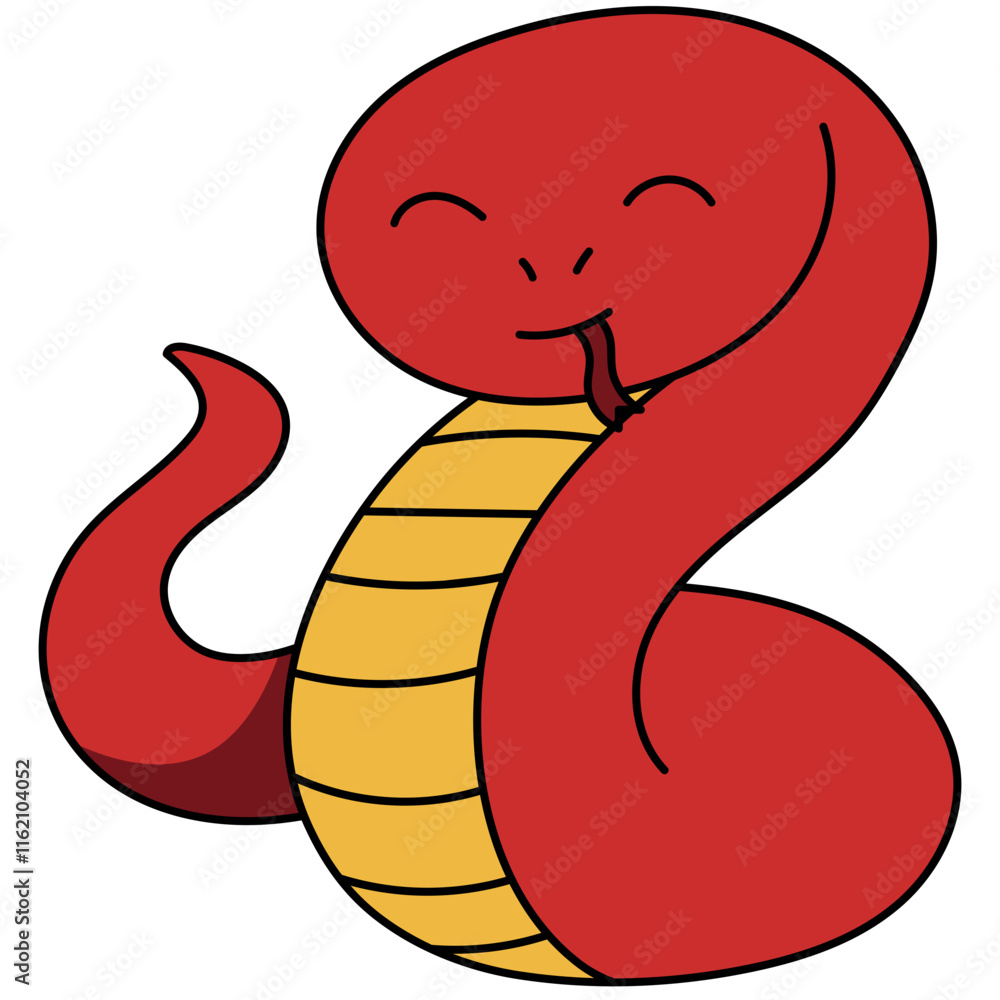 Fototapeta premium Snake Cartoon