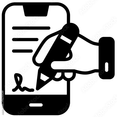 Digital Signature Icon