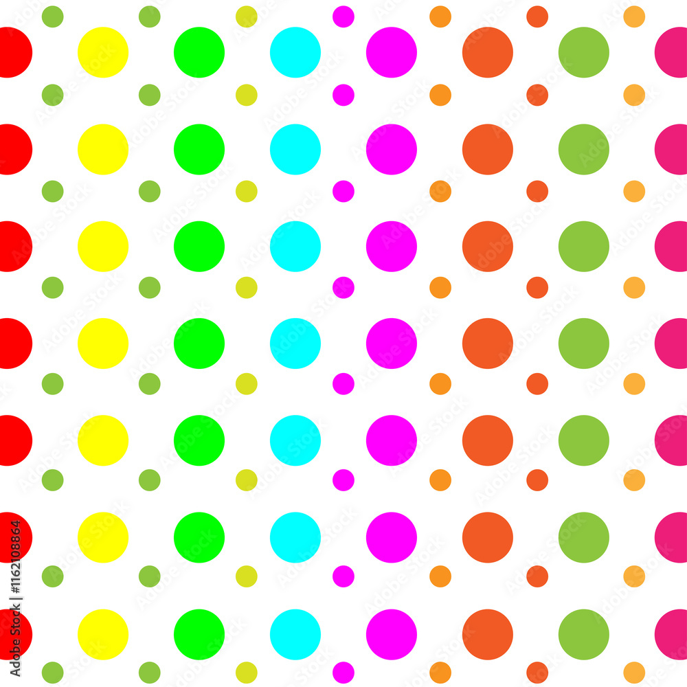 Pastel Polka Dot Pattern Pastel Polka Dot Pattern