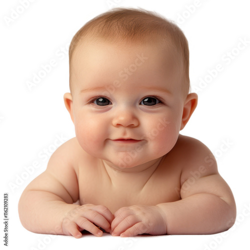 portrait of a baby, PNG