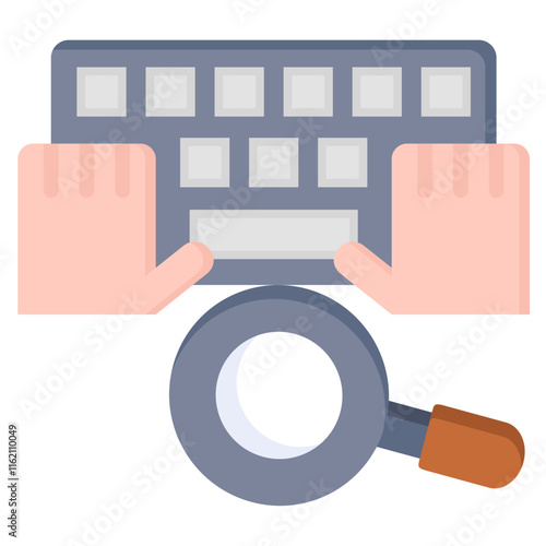 Keylogging Icon