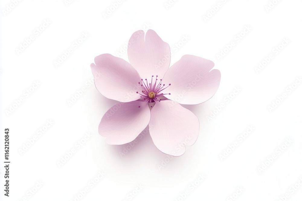 A delicate pink flower with soft petals and intricate details, set against a clean, white background. A delicate pink flower with soft petals and intricate details, set against a clean, white background.
