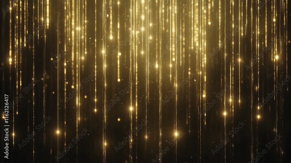 Golden Light Rain Abstract Background Texture Golden Light Rain Abstract Background Texture