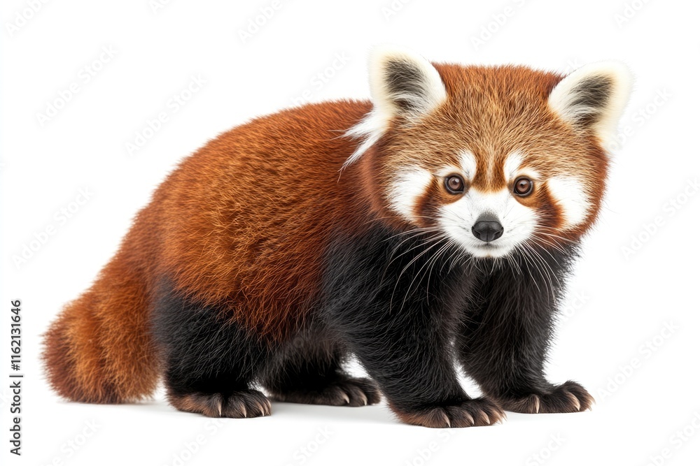 Old Red panda Ailurus fulgens 10 years old portrait Old Red panda Ailurus fulgens 10 years old portrait