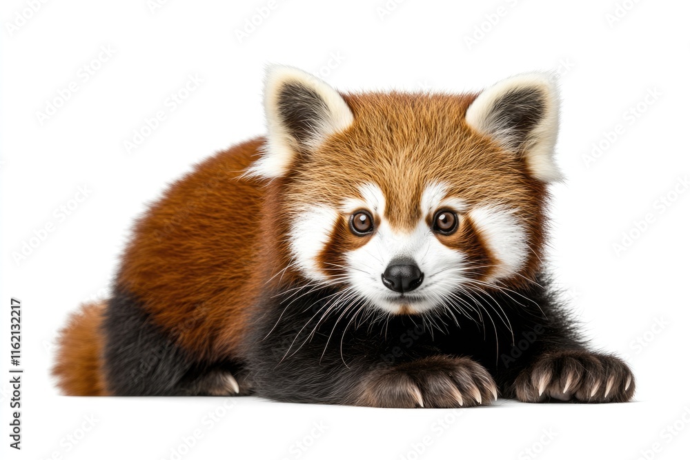Old Red panda Ailurus fulgens 10 years old portrait Old Red panda Ailurus fulgens 10 years old portrait