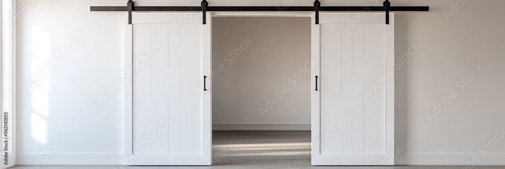 White Sliding Barn Doors Interior Room Design White Sliding Barn Doors Interior Room Design