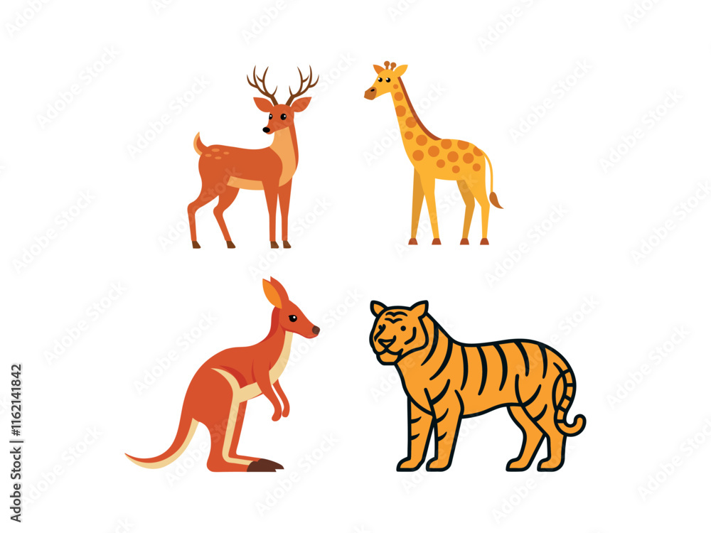 Fototapeta premium Bundle of Animals