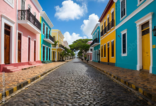 narrow street in the old town