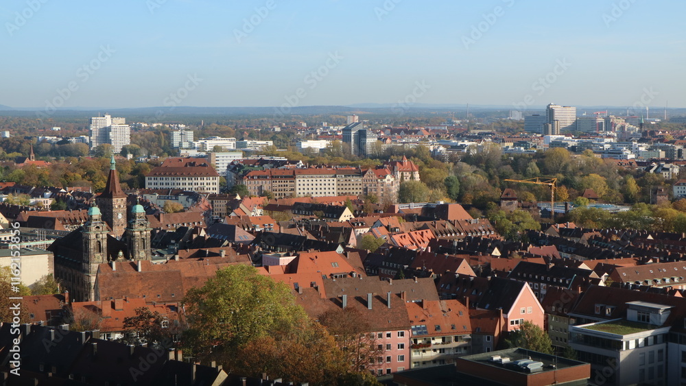 Obraz premium View from Nuremberg's Castle
