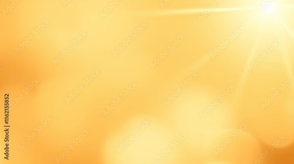Fototapeta premium Golden light rays creating a warm and inviting background