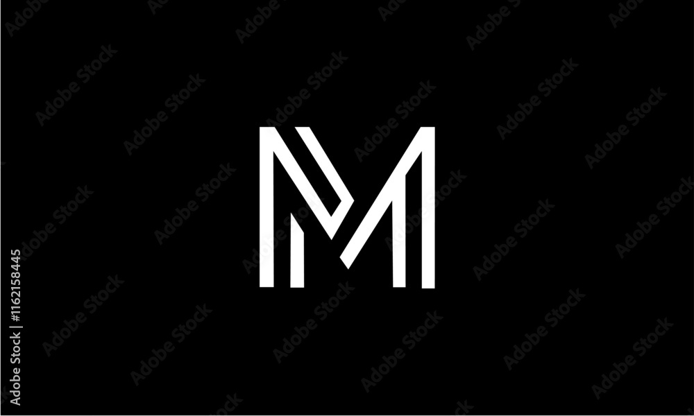 Obraz premium M logo vector