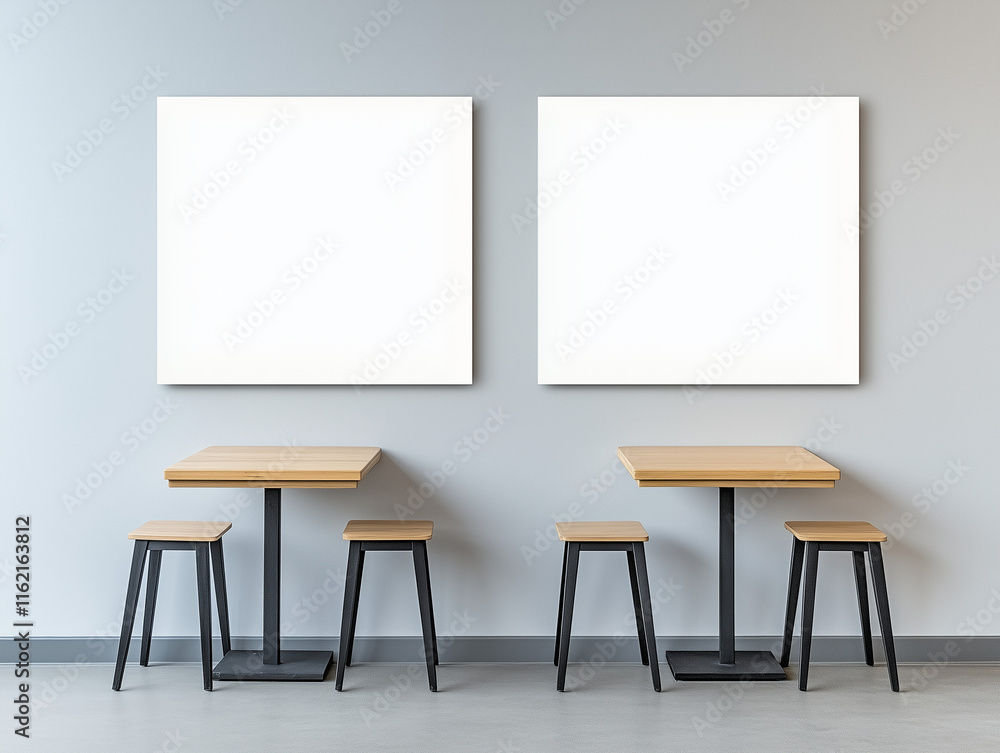 Menu Board Completely Blank Awaiting Culinary Details Menu Board Completely Blank Awaiting Culinary Details