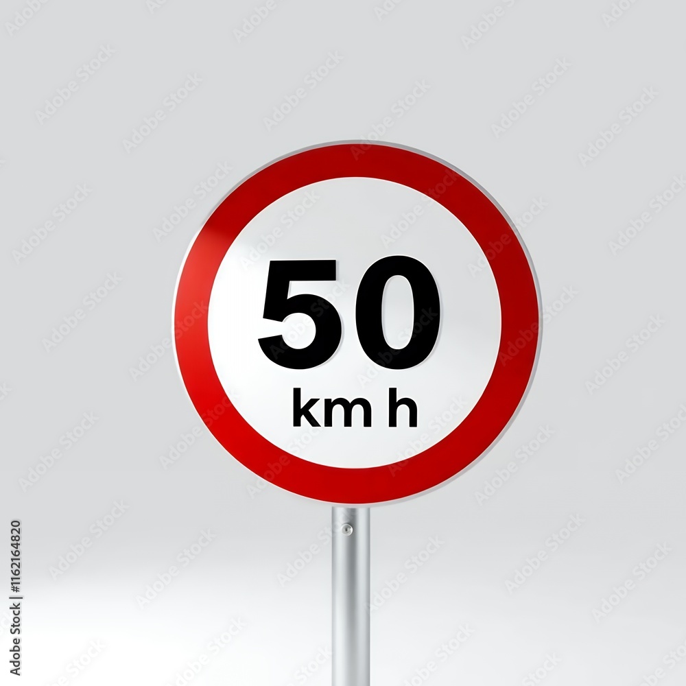 Speed Limit Sign: 50 km/h Speed Limit Sign: 50 km/h