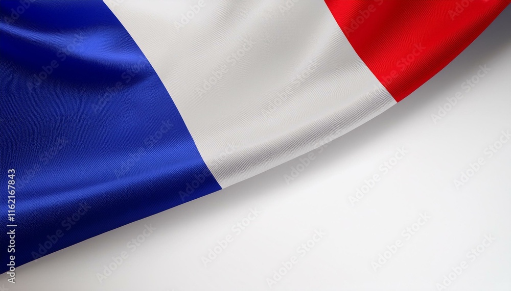 Fototapeta premium The French national flag.