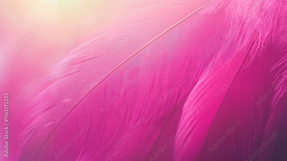 Fototapeta premium Pink Feathers Soft, Dreamy, Gentle Texture