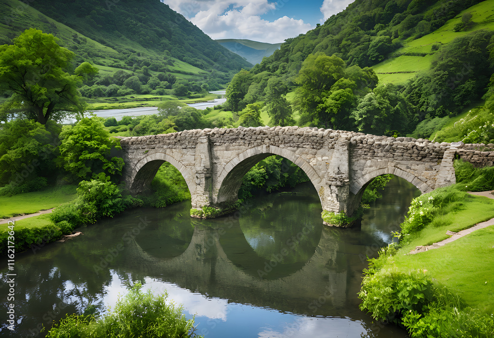 Fototapeta premium bridge over the river